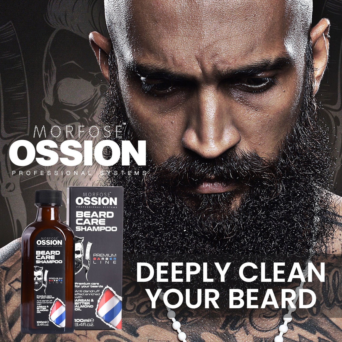 OSSION PBL BEARD CARE SHAMPOO 100ML