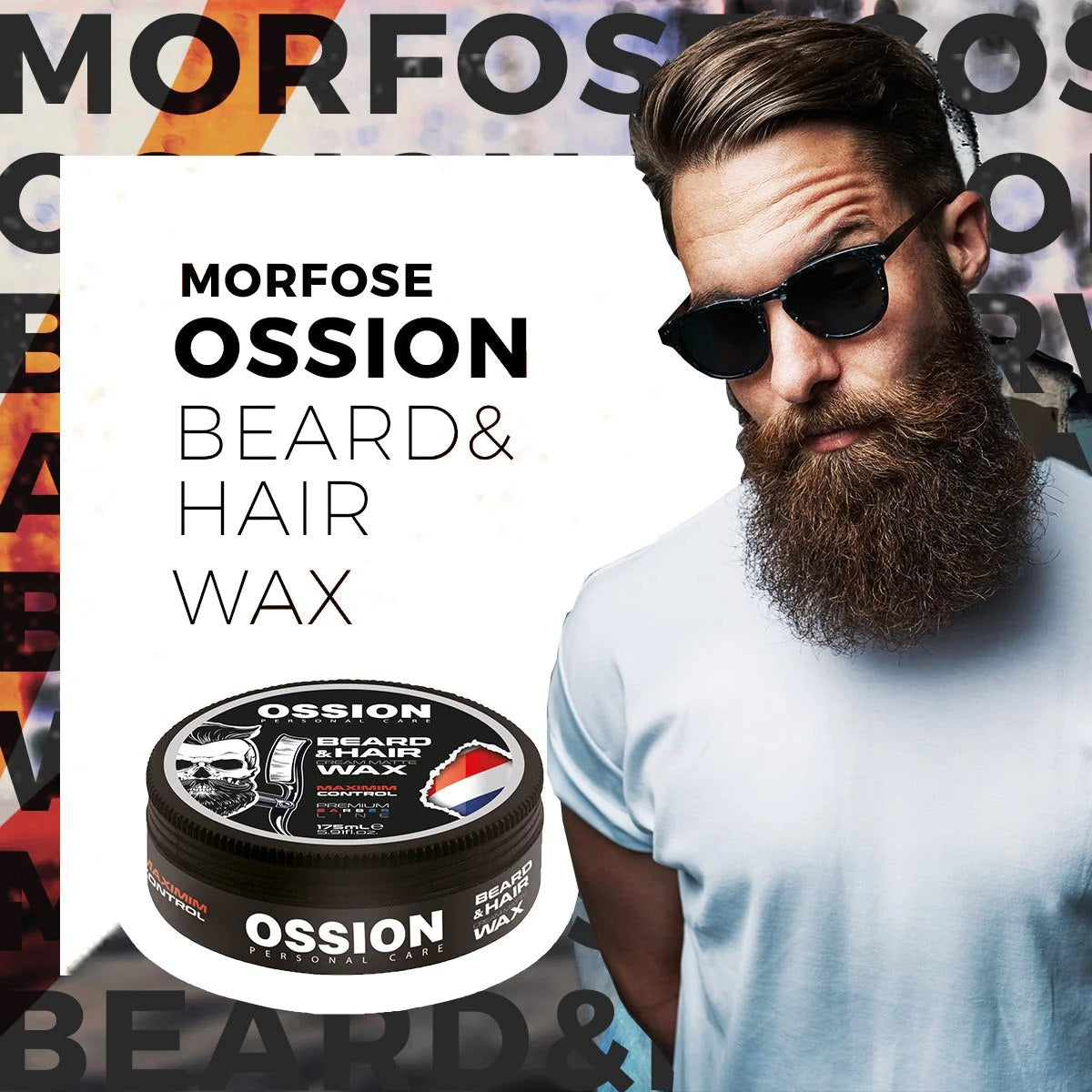 OSSION PBL HAIR & BEARD CREAM MATTE WAX 175ML