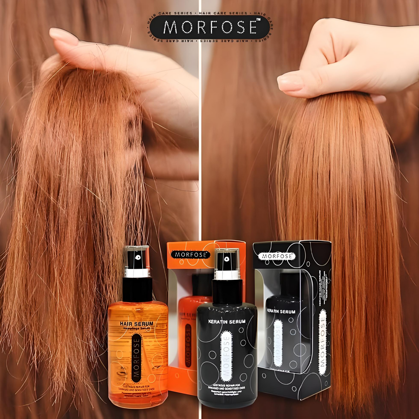 MORFOSE HAIR SERUM WITH KERATIN 75ML